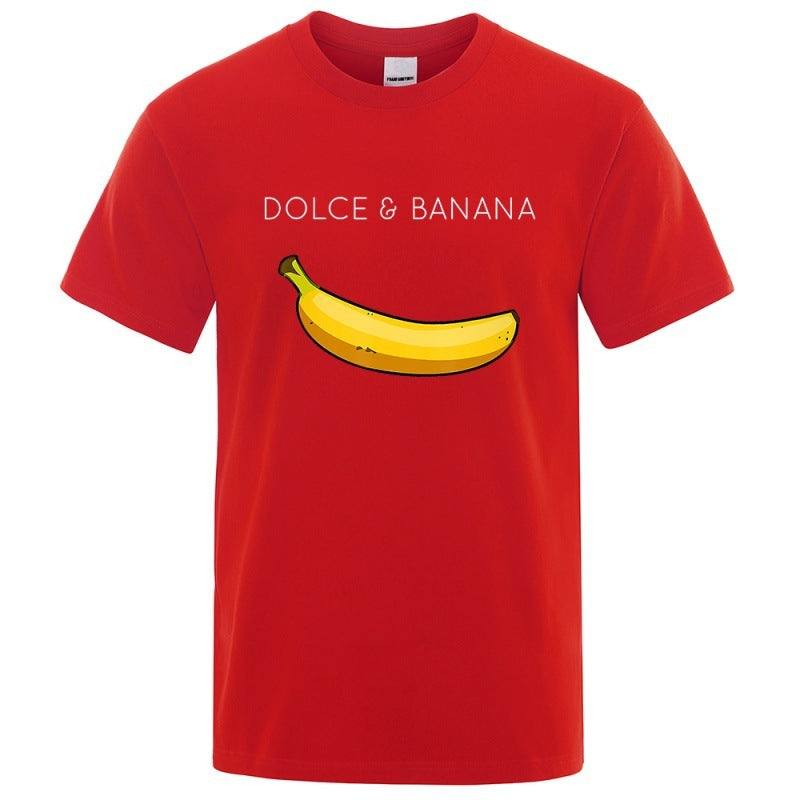 Tshirts  Banana FTshirts  Banana Fashion Print polyester, short sleeve round collar.ashion Print polyester, short sleeve round collar.