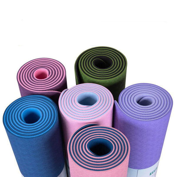 -Color 6Mm Posture Line Yoga Mat Fitness Mat