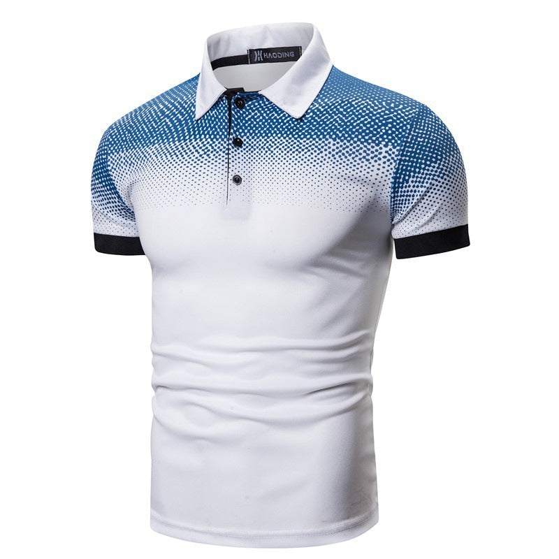 T-shirt Men's Plus Size Printing Short-sleeved  polo T shirt For Men