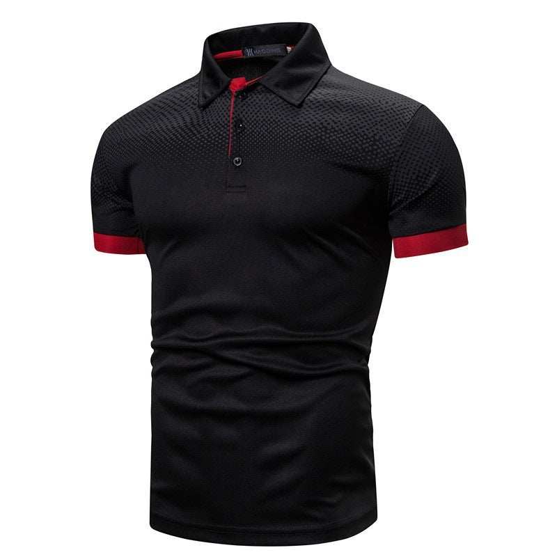 T-shirt Men's Plus Size Printing Short-sleeved  polo T shirt For Men