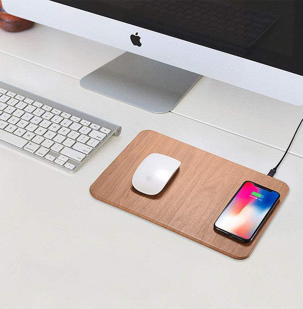 Wood Charger Plates| 5W Power |ABS+PU Leather Power Charger US ST chip