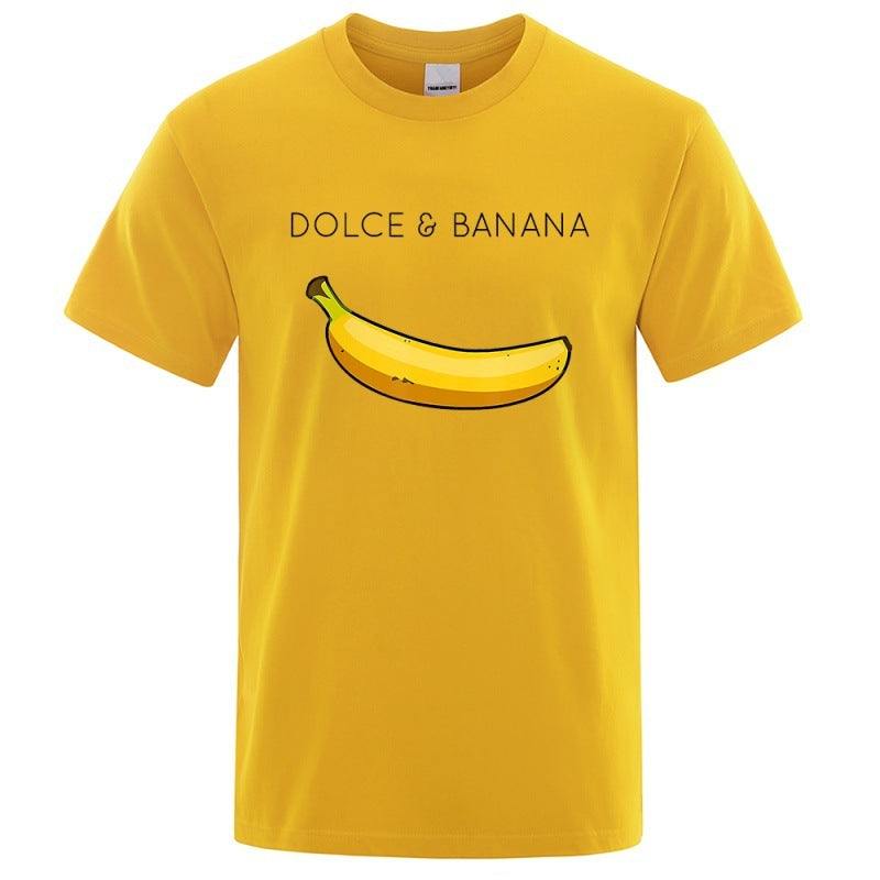 Tshirts  Banana Fashion PrinTshirts  Banana Fashion Print polyester, short sleeve round collar.t polyester, short sleeve round collar.