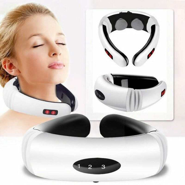 Electric neck massager with far infrared