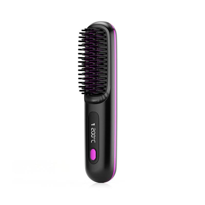 Portable Hair Heating Straightening Brush  Experience the Freedom