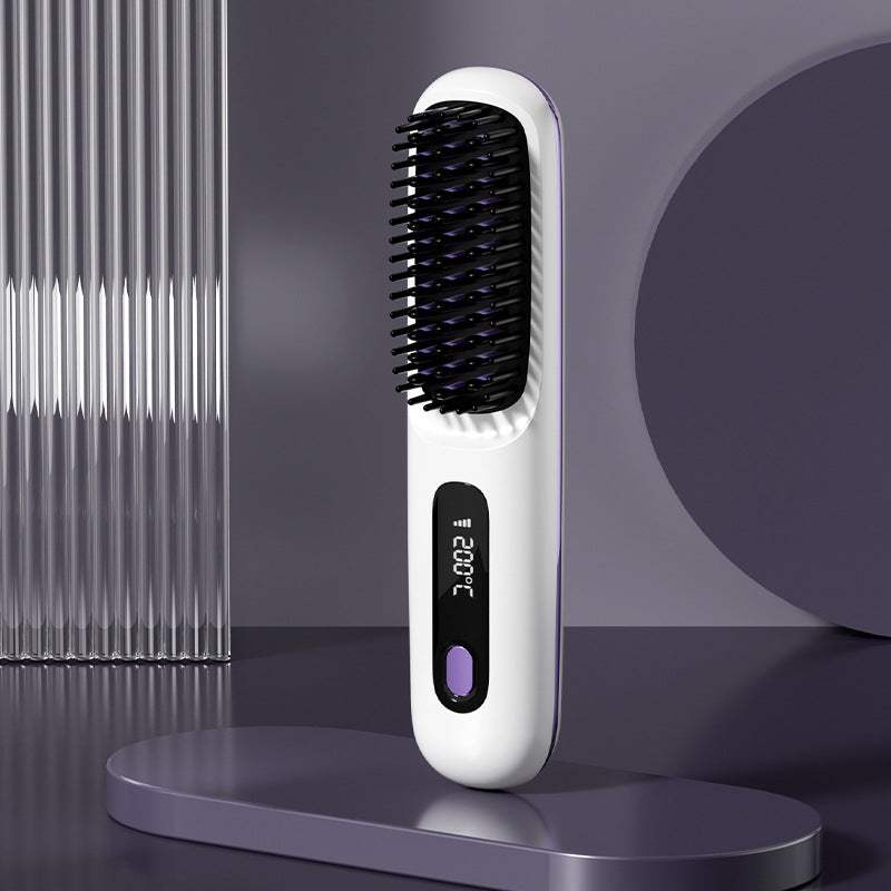 Portable Hair Heating Straightening Brush  Experience the Freedom