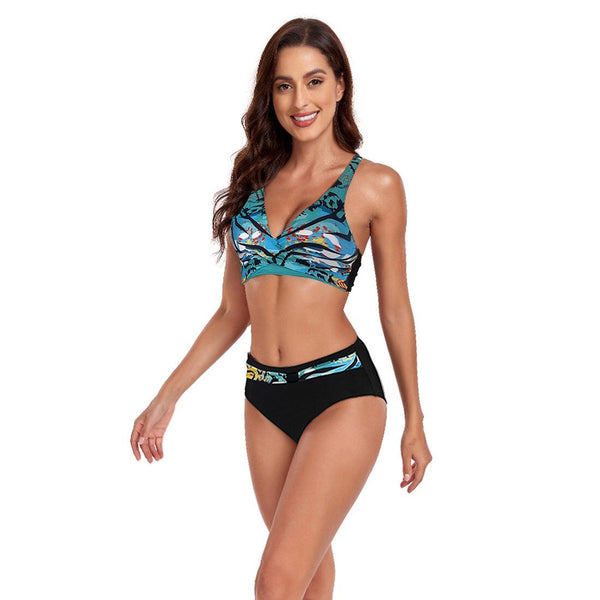 Beautiful halter bikini good material, comfortable wear