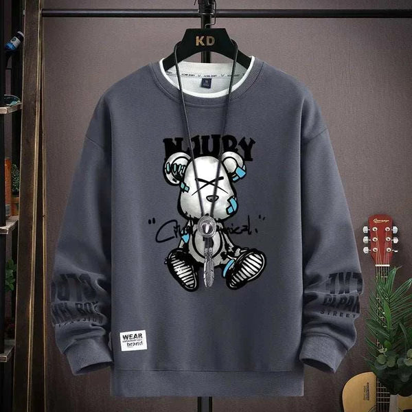 Cool Bear Print Sweatshirt