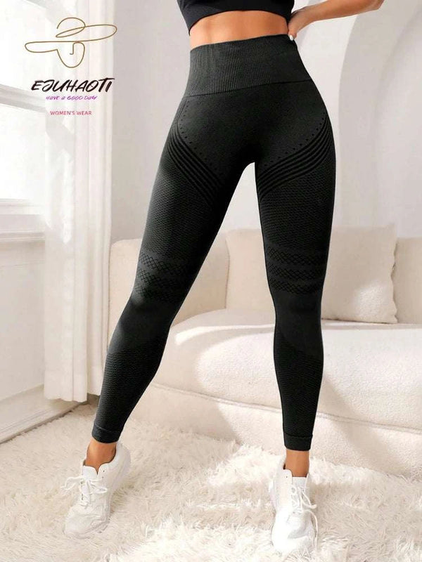 Sexy Leggings Women Lines Hip Lifting Motion Fitness High Waist Running Yoga Pants Youthful Woman Clothes Tights Stretch Legging