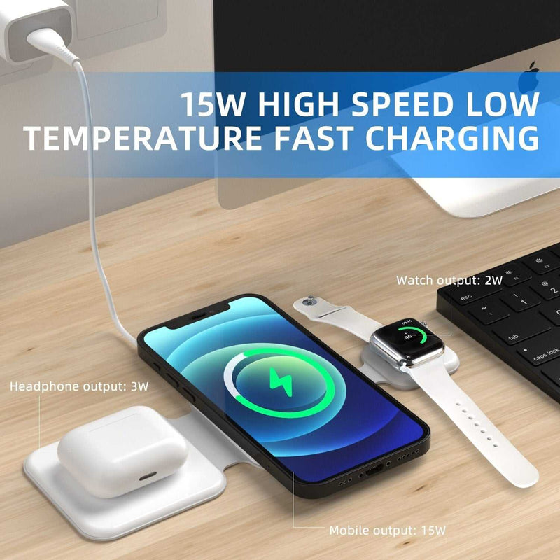 3 in 1 Charging Station Board Wirele3 in 1 Charging Station Board Wireless Full-Speed Charging all devicesss Full-Speed Charging all devices