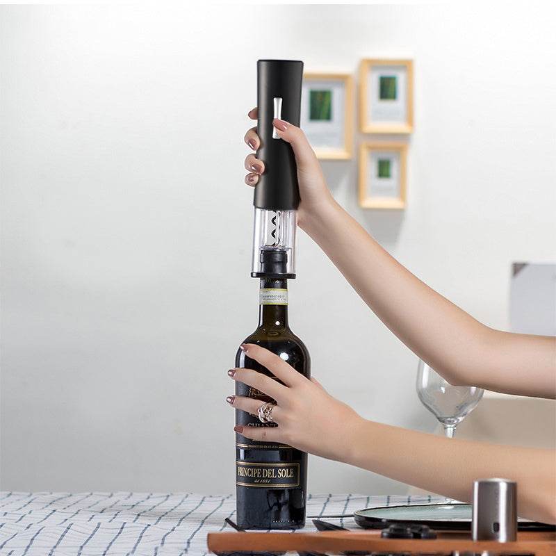 Wine Opener Corkscrew Foil Cutter Set Automatic High-end Bottle Opener For Wine Kitchen Gadgets Can Opener